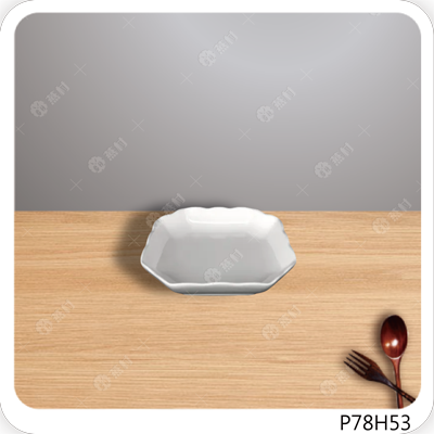 5英吋波浪方淺缽